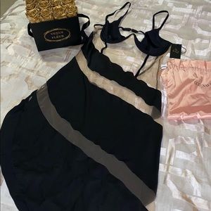 Sexy Sheer Black Mini Dress 🖤